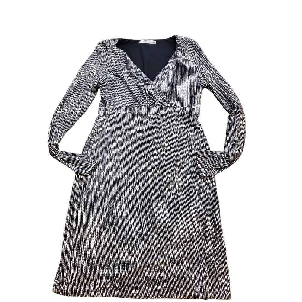 Athleta faux wrap dress long‎ sleeve small
